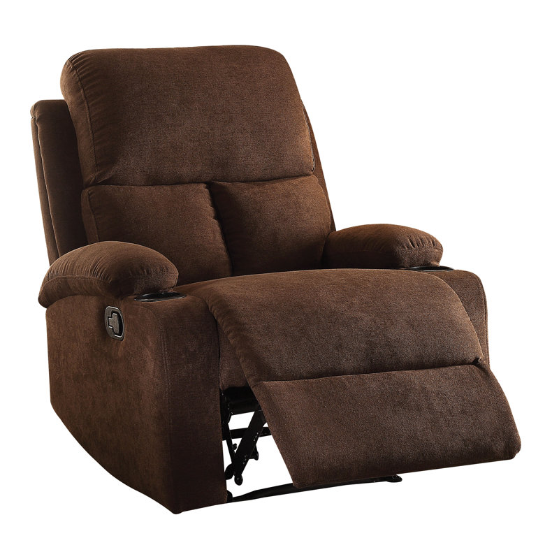 Lark Manor Kingsdown 37" Wide Velvet Manual Standard Recliner & Reviews